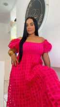 Load image into Gallery viewer, Dress Midi Magenta
