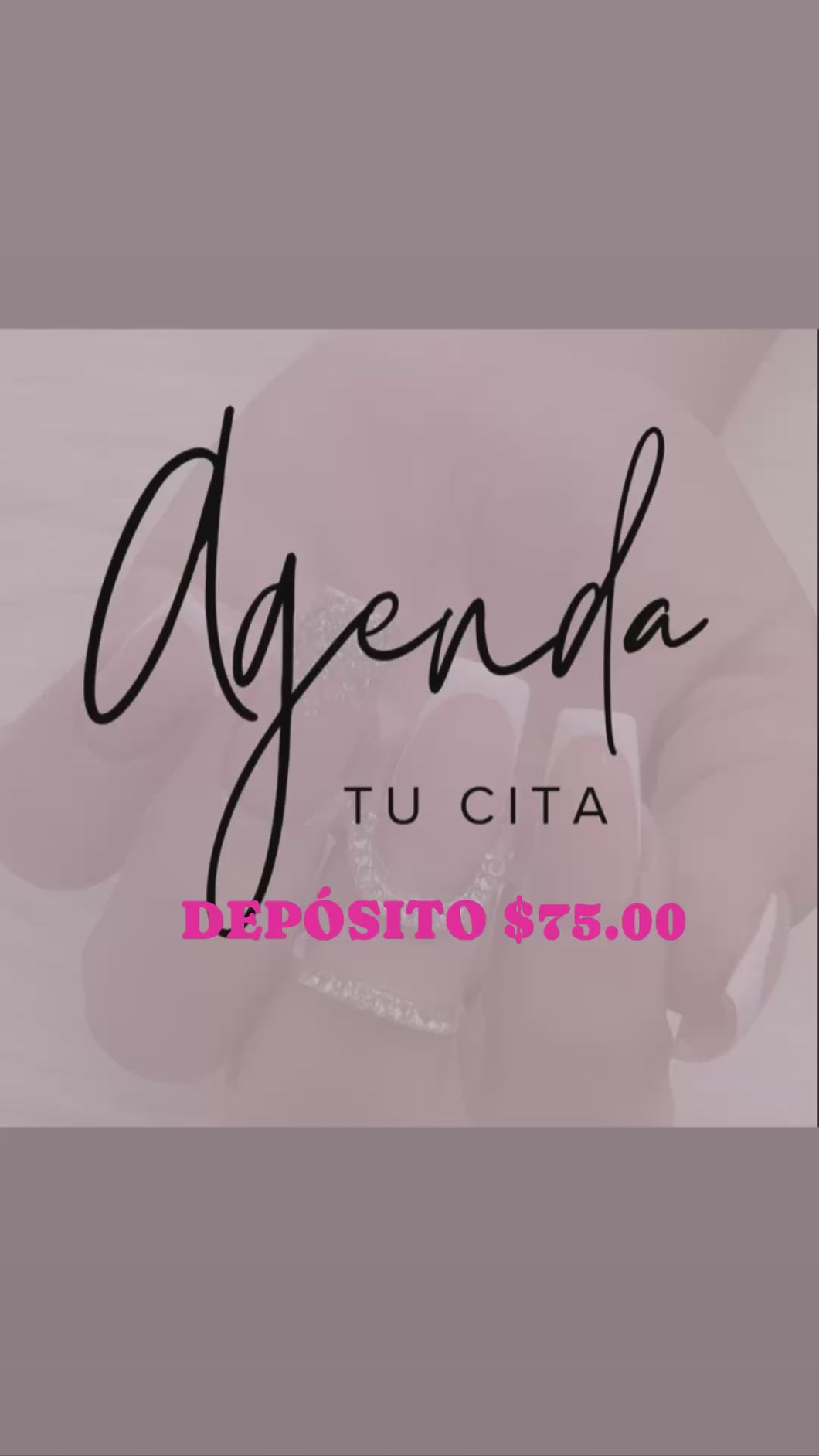 DEPÓSITO $75.00