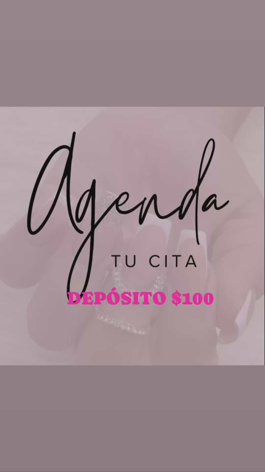 SEPARA TU ESPACIO $100.00 DEPÓSITO