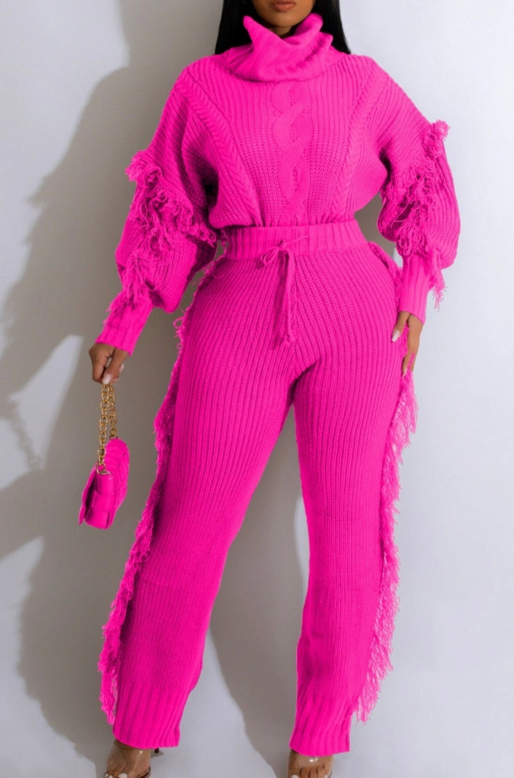 Set Pant Pink Look