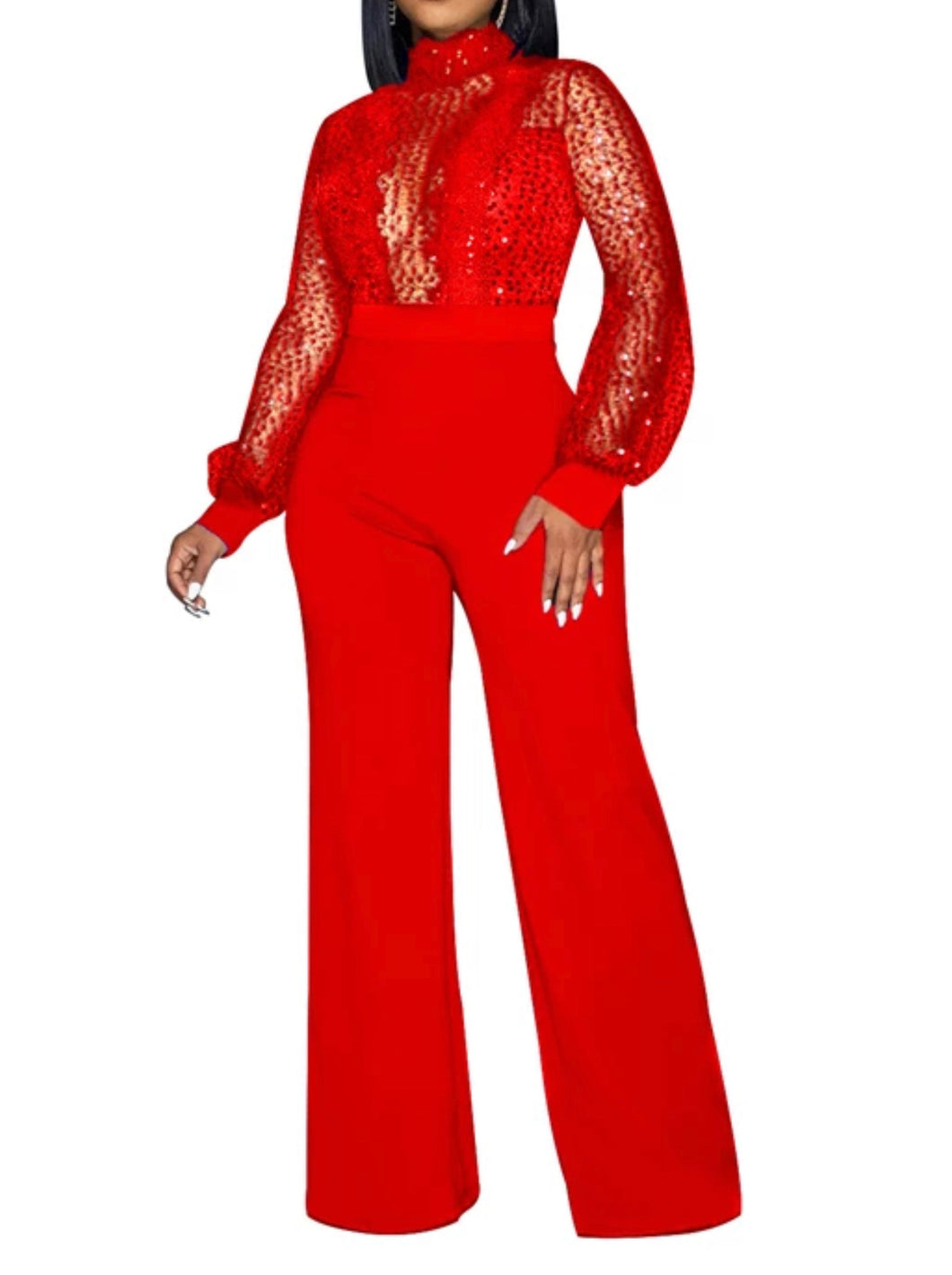 Jumpsuit Luxury Red