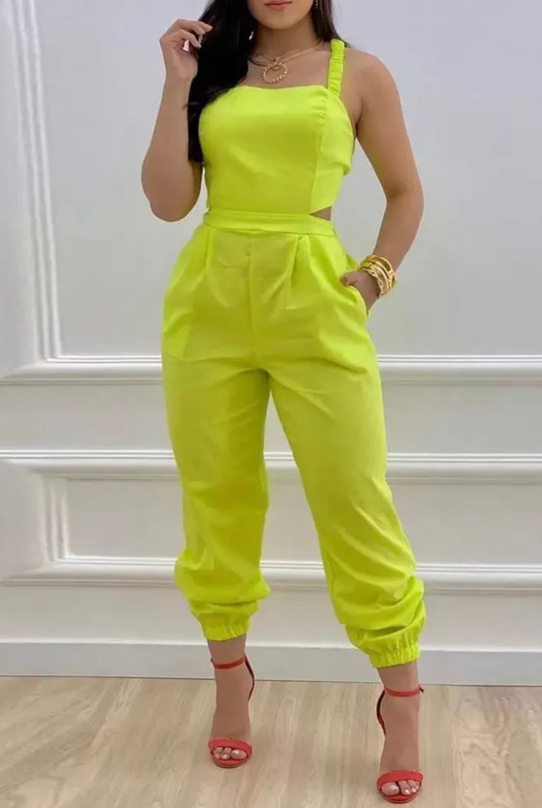 Jumpsuit Zara Green