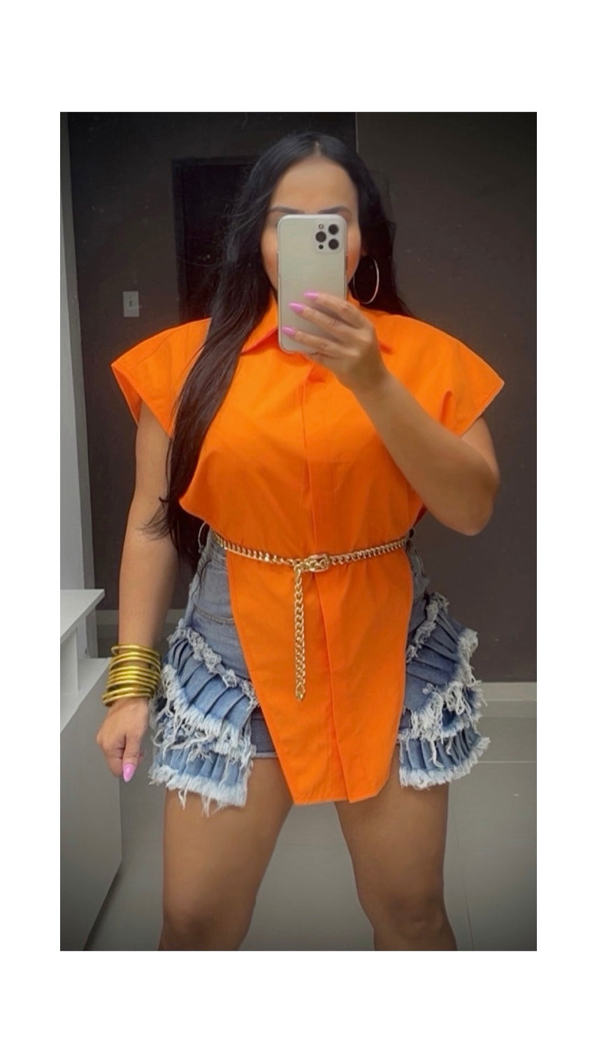 Short Hight Waist Denim