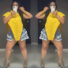 Load image into Gallery viewer, Blusa Sexy Sleveeless Yellow
